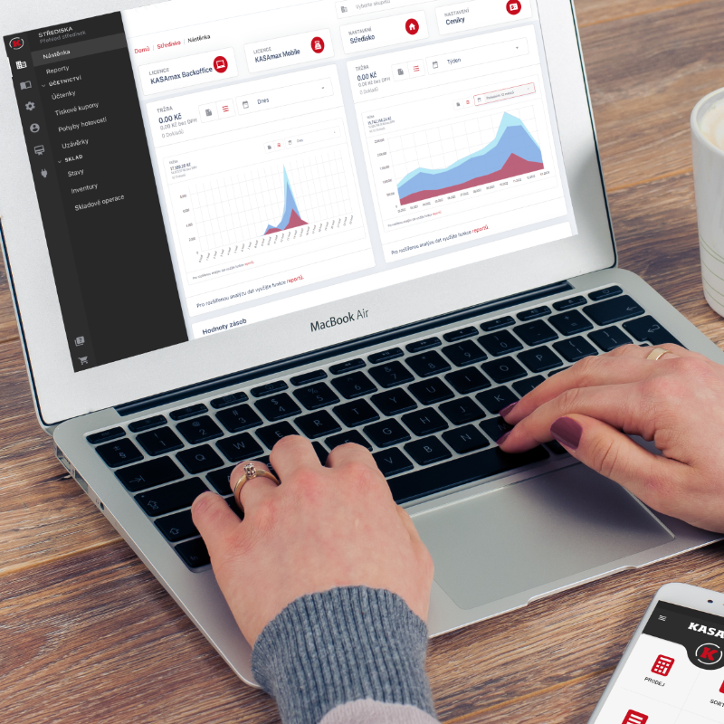 Vzdálená správa KASAmax Backoffice