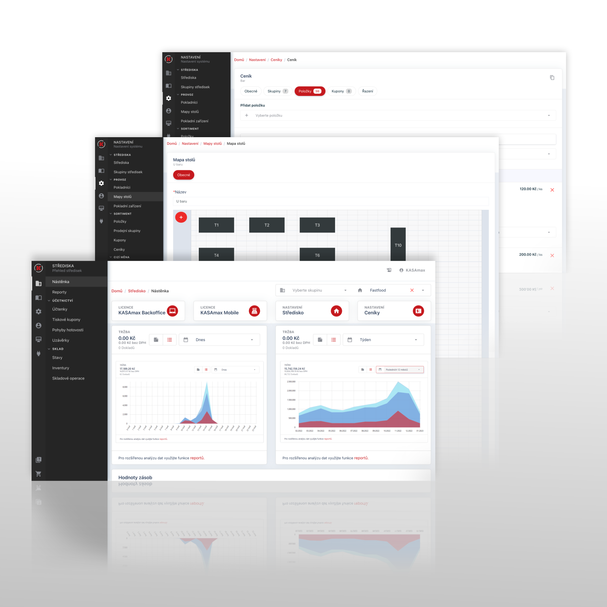 Vzdálená správa KASAmax Backoffice